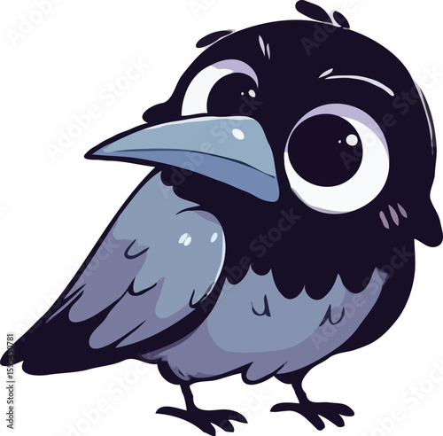 cartoon crow