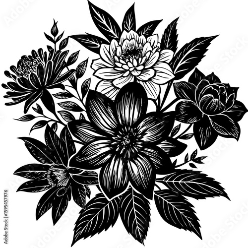 Create a soothing and aromatic botanical flower blend using natural dried flowers. Focus on color harmony, fragrance layering, and potential wellness benefits