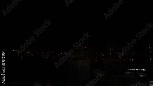 Shahed Drone Night Attack Over Dnipro City
