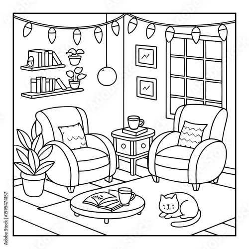 black and white coloring pages