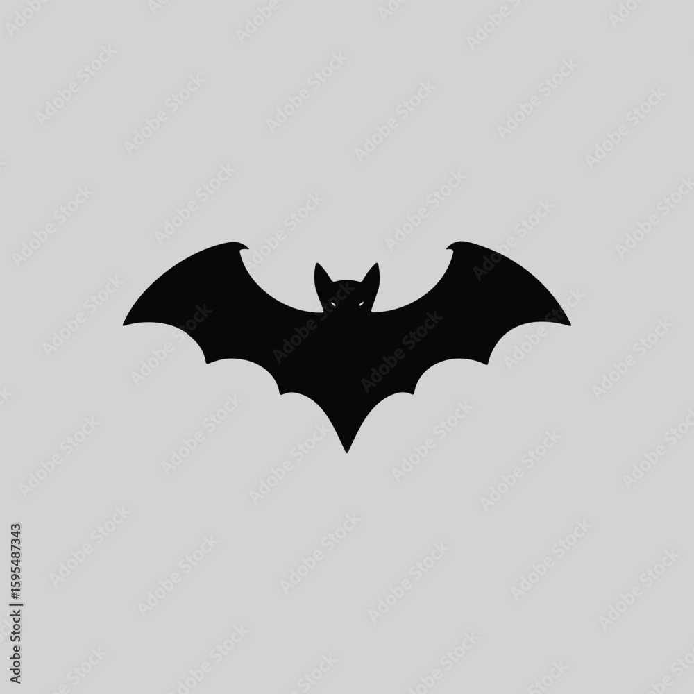 Fototapeta premium Decorative Bat Silhouette Design