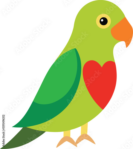 bird of a vector color Art 