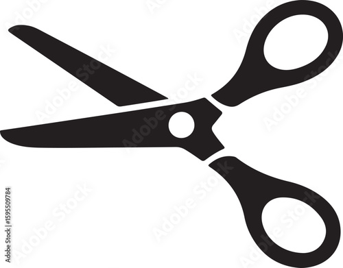 Sharp Scissors Icon A Simple, Versatile Illustration
