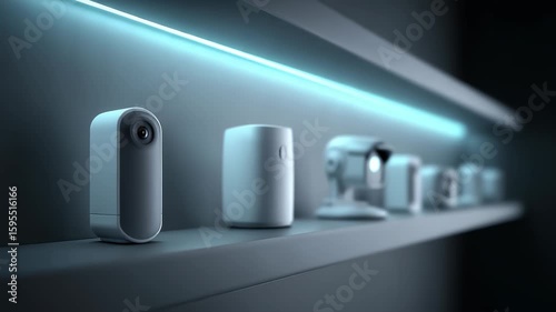Smart Home Security Device Product Display