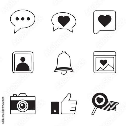Social Media Icon Set