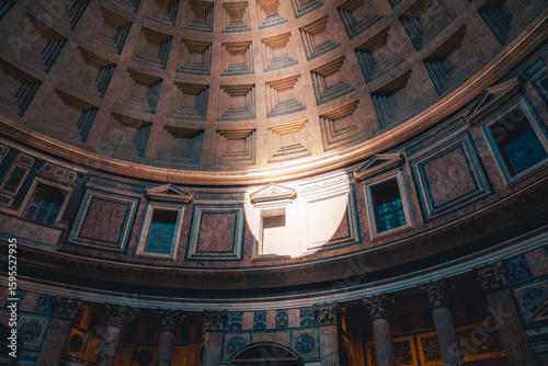 Photography The interior of the Pantheon in Rome