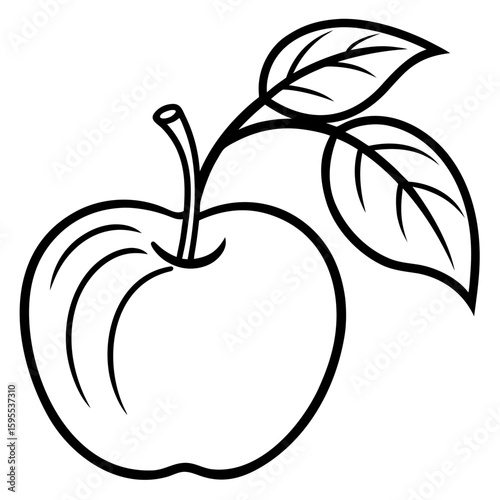 Crabapple Tree Branch Vector Illustration