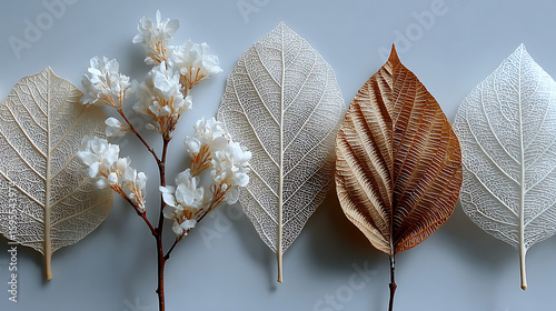 autumn leaves on the ground