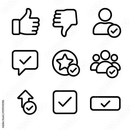 No upvote vector transparent approval thumbs icons approved icon tick punctuation symbol