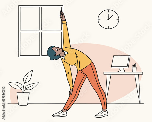 Stretching After Long Work Hours | Desk Job Recovery Movements