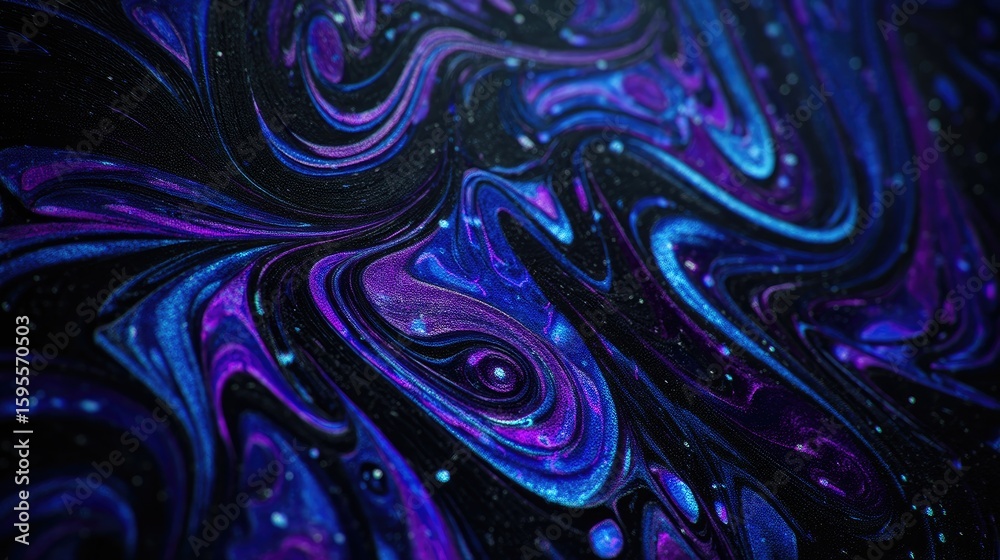 Obraz premium Abstract swirling design of vibrant colors.