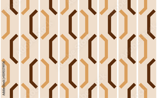 Kusursuz geometrik desen. Vektör Illustration.	