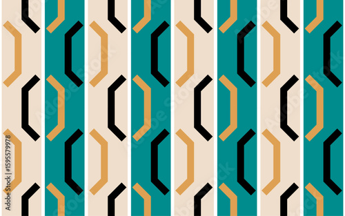 Kusursuz geometrik desen. Vektör Illustration.	