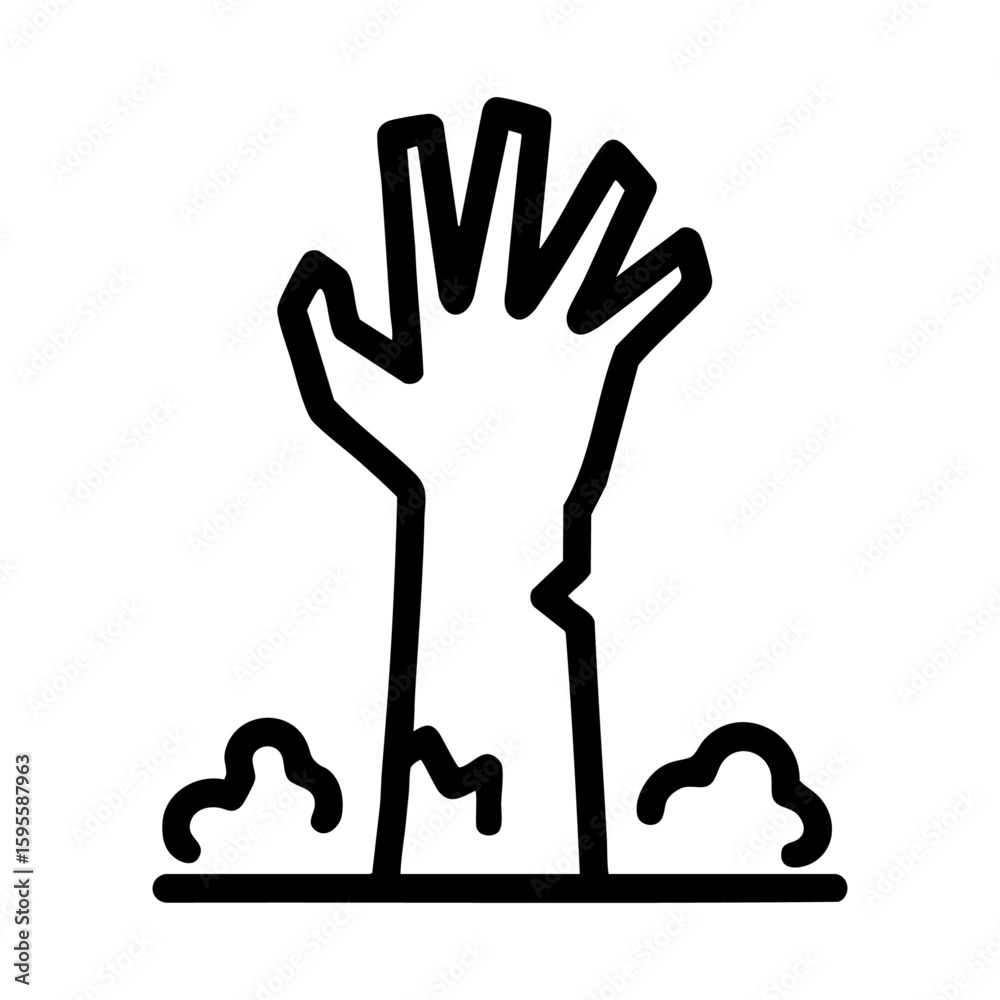 Obraz premium Zombie hand