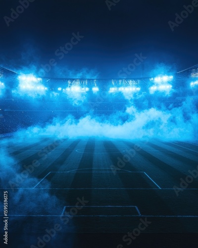 Mystical Night Football Stadium