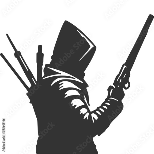 Unspoken Grievances Vintage Illustration Vector