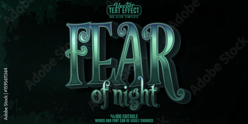 Ghost editable text effect, customizable horror and spooky 3d font style