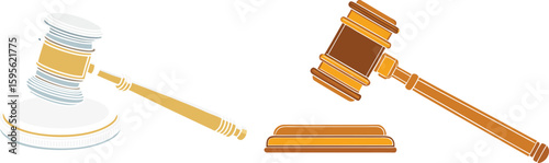 Court room Justice bar silhouette vector 