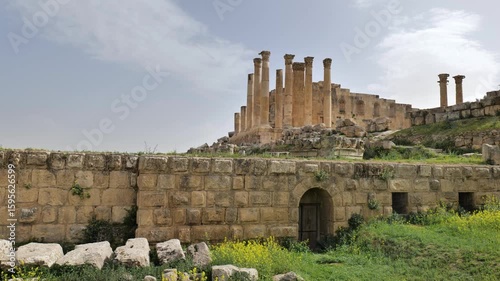 Roman ruins in Jerash, Jordan