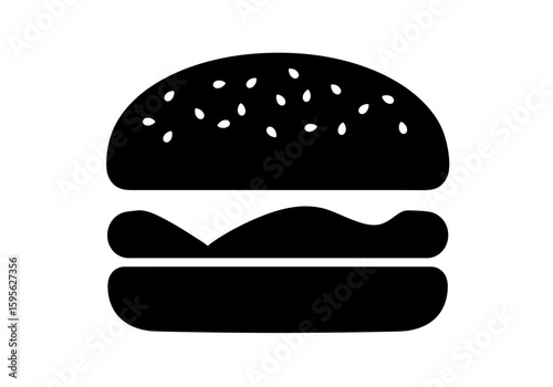 A Delicious Juicy Burger With Melted Cheese And Toasted Sesame Seed Bun Ready To Be Enjoyed as a Fast Food Meal
