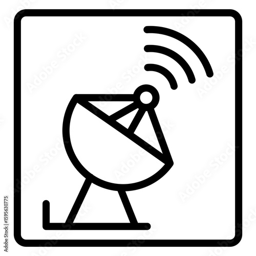 Teleport  vector line icon design