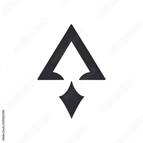 Yellow Star of David icon illustration on a white background