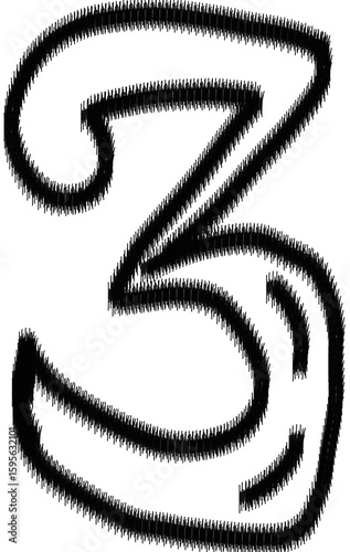 black and white spiral Letters, numbers 1,2,3,4,5,6,7,8,9,0, png illustration