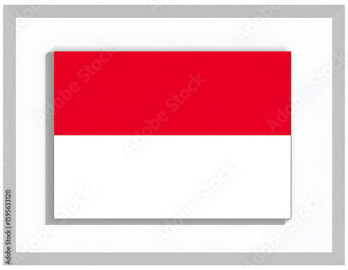 Free Download Red And White Horizontal Flag Illustration - GFXLoad