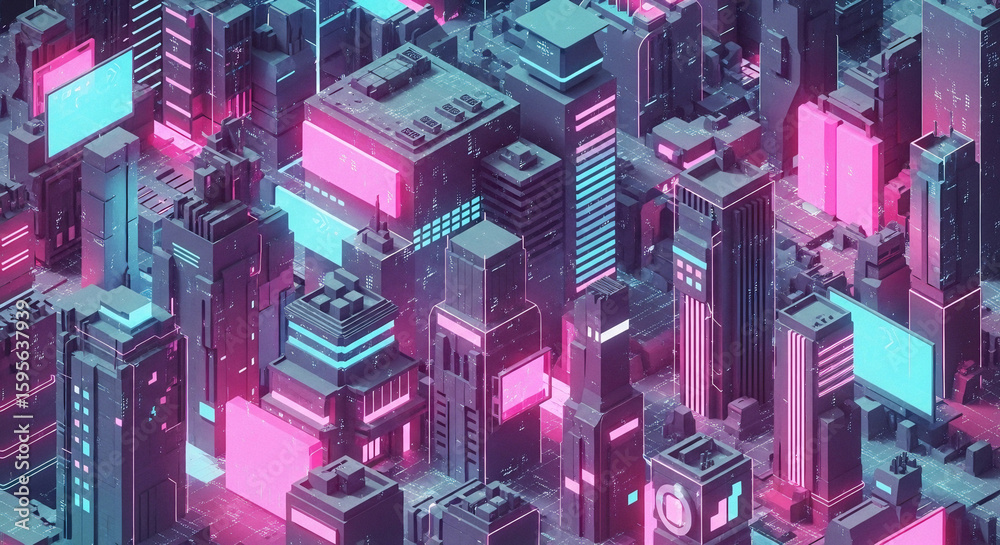 Obraz premium Geometric Abstract Metropolis