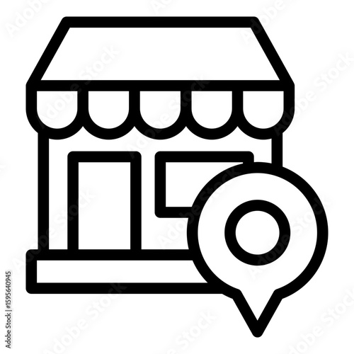 Store shop icon