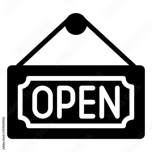 open sign icon