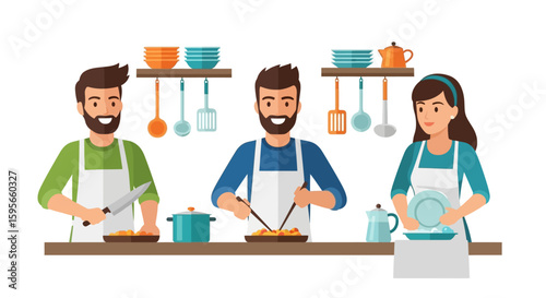 Celebrate National Friendship Day  Culinary Companions Cooking Together, Sharing Delicious Meals and Creating Lasting Memories
