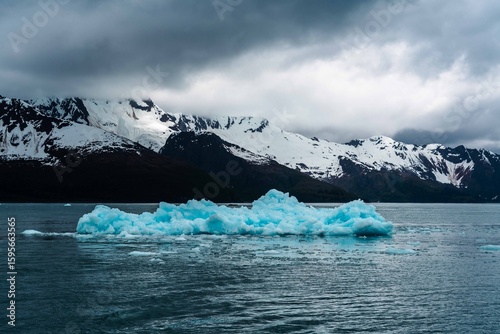 Blue Glacial Ice