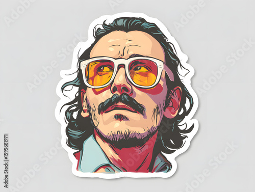 Wallpaper Mural Cool Guy with Sunglasses Torontodigital.ca