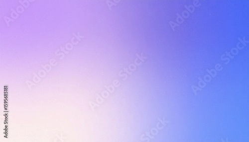 Abstract Gradient Lilac Fading To Periwinkle With Grain Film Texture Overlay