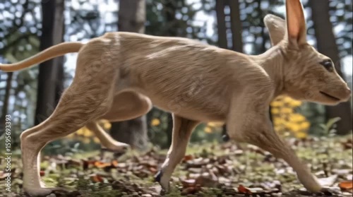 Mythological chupacabra - a wild creature in nature that doesn't actuall exist