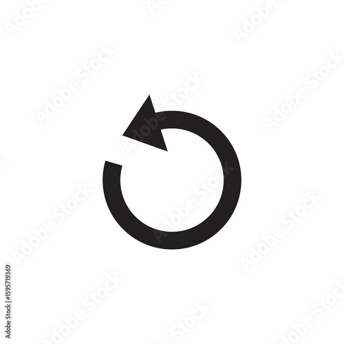 Reload Icon. Repeat business change cycle, vector  refresh icon on white background..eps