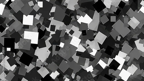 Abstract pixel of black geometric texture graphic with minimal, monochrome style design. Modern grid art present the seamless pattern textiles perfect for creative background and wallpaper. AIG53.