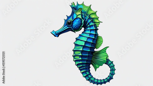 vector illustration of a peacock