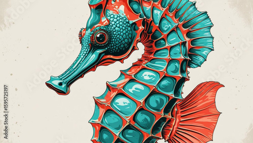 head of a seahorse