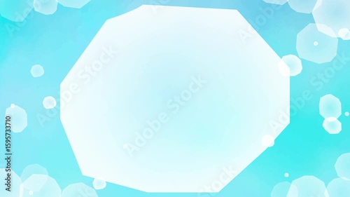 Sparkling background material with a cold ice image Blue Video