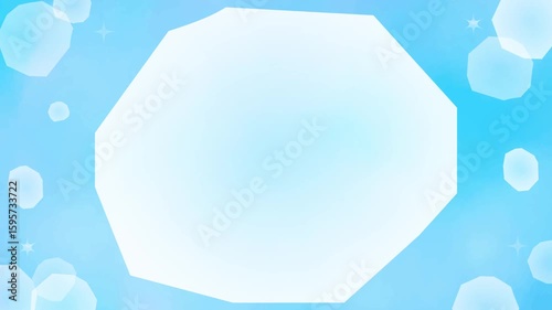 Sparkling background material with a cold ice image Blue Video