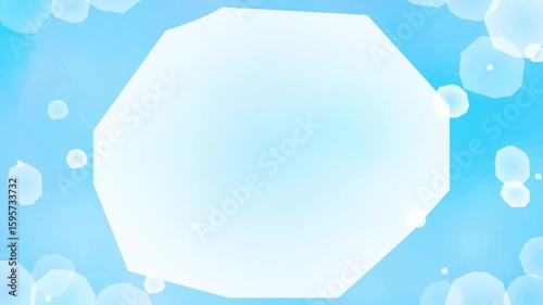 Sparkling background material with a cold ice image Blue Video