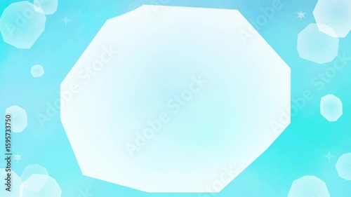 Sparkling background material with a cold ice image Blue Video