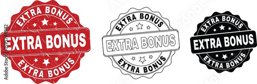 Extra bonus stamp extra bonus vector extra bonus icon extra bonus label extra bonus design bonus offer