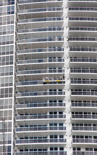 Rooftop City Drone Shot Aerial Urban Skyline View
