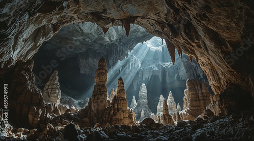 inside the cave