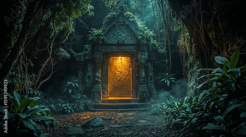 door in the woods