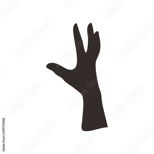silhouette raising hands