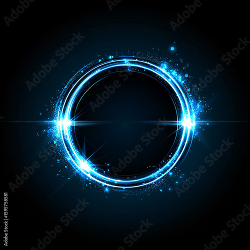 A circle with the glow quot in the dark